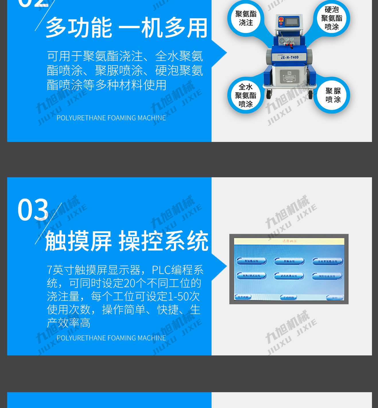 新款JX-H-T40D聚氨酯浇注机(图4)